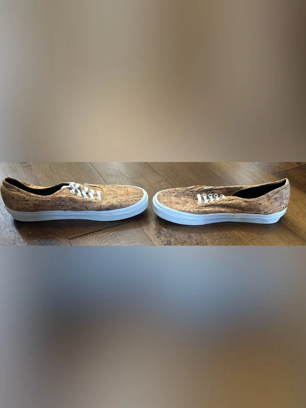 Vans off the wall men’s skateboarding shoes Sz 13 tan cork print